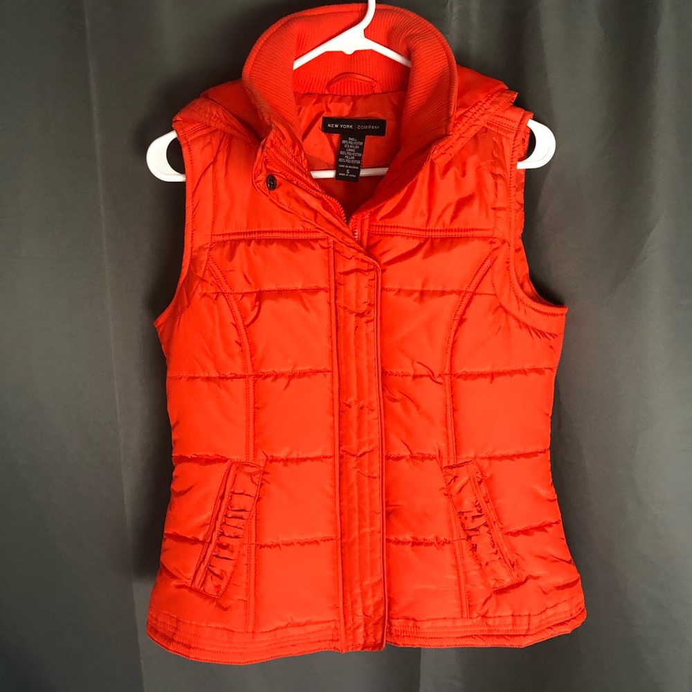 New York & Co Orange Vest